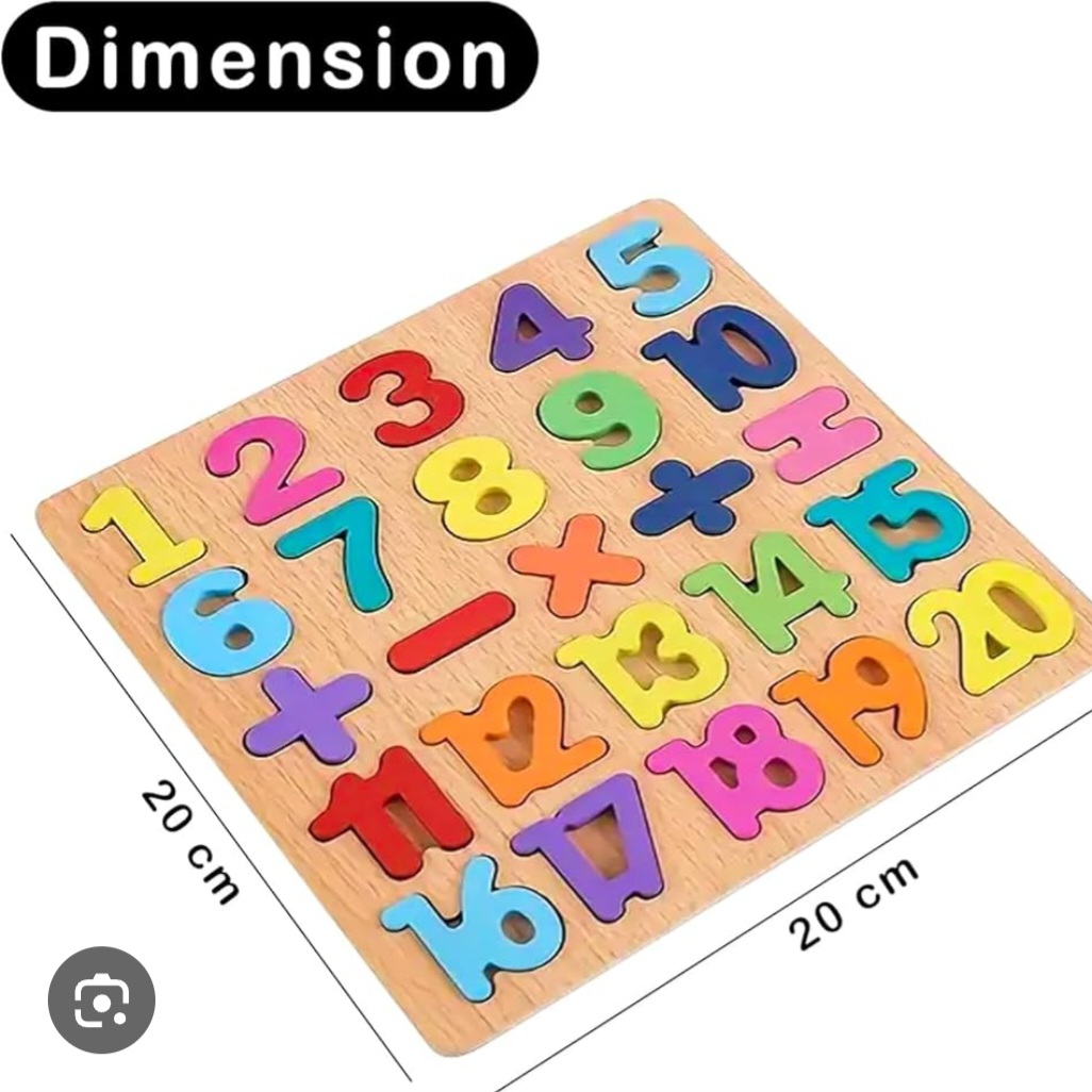 Educational learning letters numbers toy Alphabet Wooden Puzzle wooden matching game kids puzzle wooden board