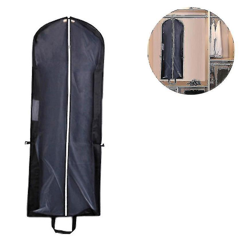 Pack of 2, 60 Inches Dress Cover / Garments bag / Clothes Cover Case Dustproof for Clothes / Suit Clothing Protector / Zipper Bag / Wardrobe Organiser / Garment Bags