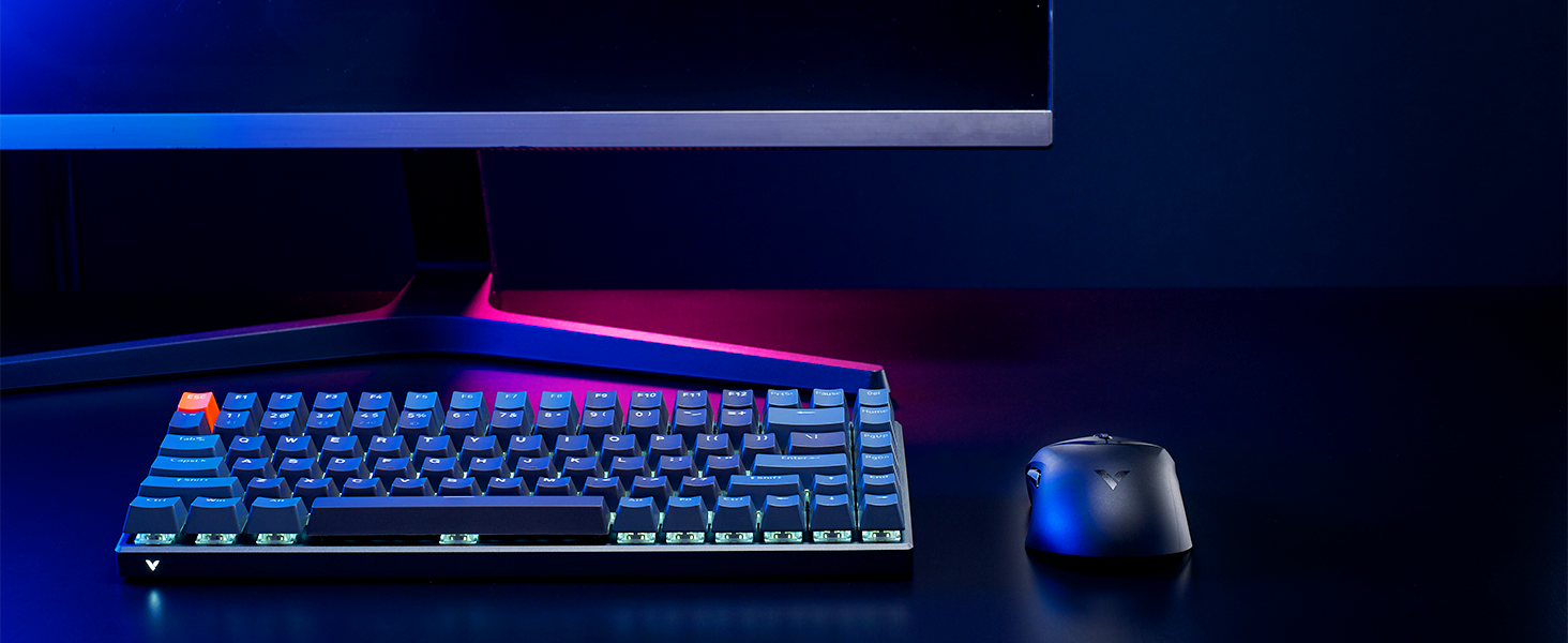 RAPOO VT9PRO 4K Wireless Gaming Mouse Black Purple 8KHz Wired Polling Rate 26000 DPI 1ms Response Time, Lightweight, 10 Programmable Buttons 20 6f0662a03354712631f57f0150d7e046