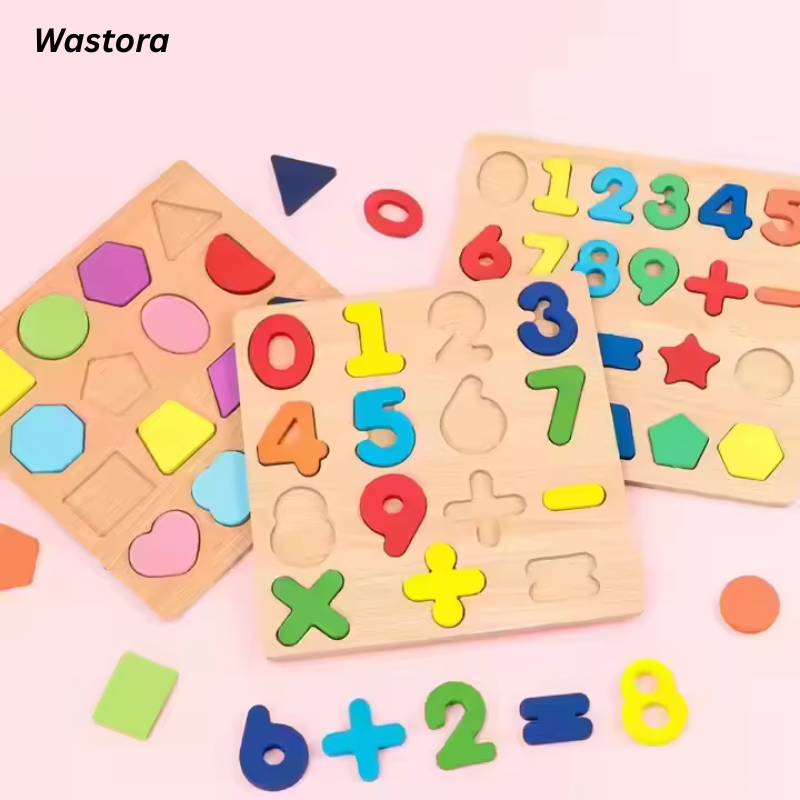 Wooden Alphabet Puzzle,   ABC 123 Wooden Board,   Kids Matching Game Puzzle,   Wooden Learning Toys,   Capital and Small Letters Puzzle  , Numbers and Shapes Puzzle  Geometric Shapes Puzzle for Kids,   Wooden Educational Board