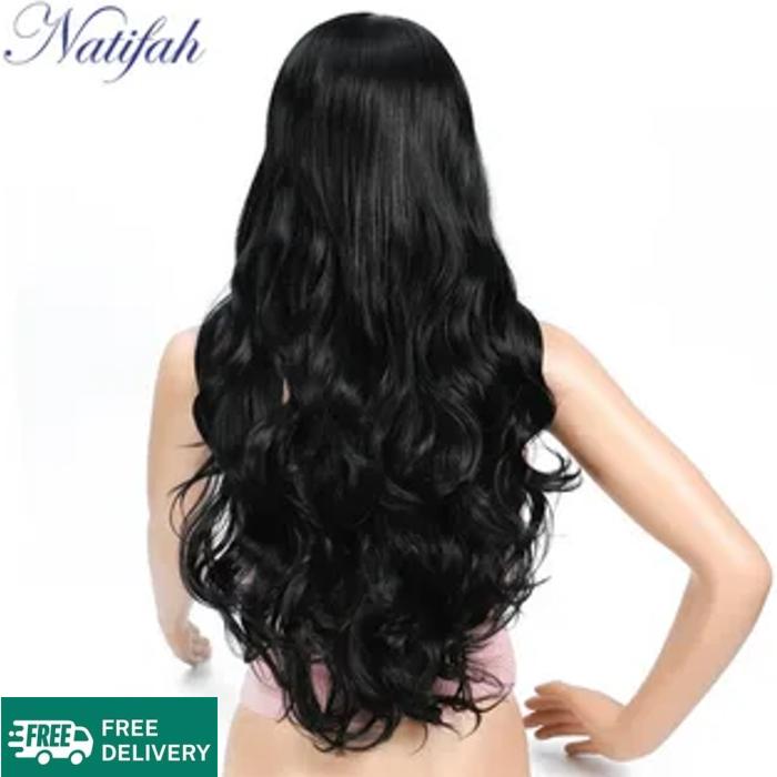 Natural Brown 30 Inch Hair Extension Wig Fashion Long Curly Full Hair - 5 Clips - Strong Hold - Perfect Match Natural Brown Color Add Length and Volume in Seconds Provides Secure and Comfortable Attachment for All Day Wear Quality A + Grade