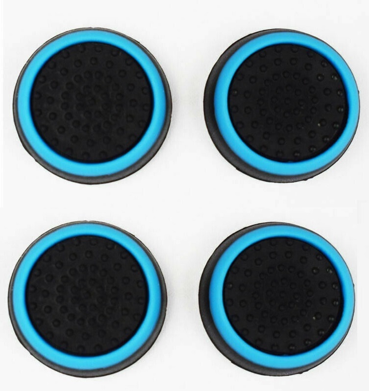4pcs Thumb stick Caps Grip Accessory Set Aim Assist Caps For PS5 PS4 PS3 Xbox One Series X S Controller Sticks Joystick Protection