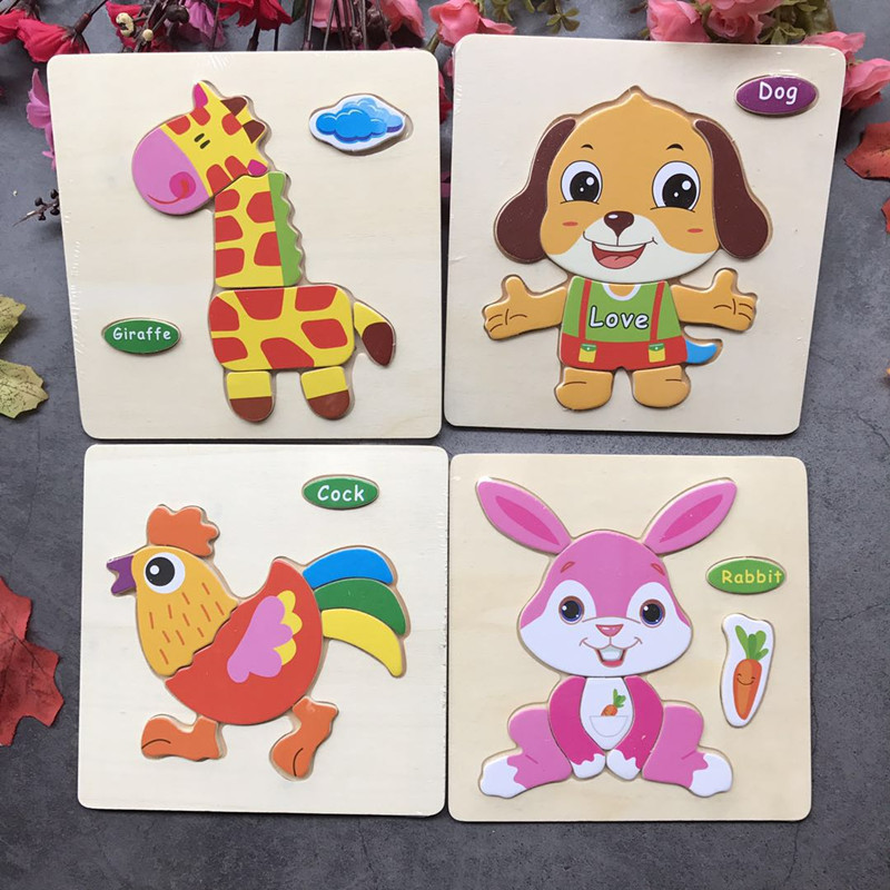 Easy Wooden Puzzle for kids Learning Puzzle for Children