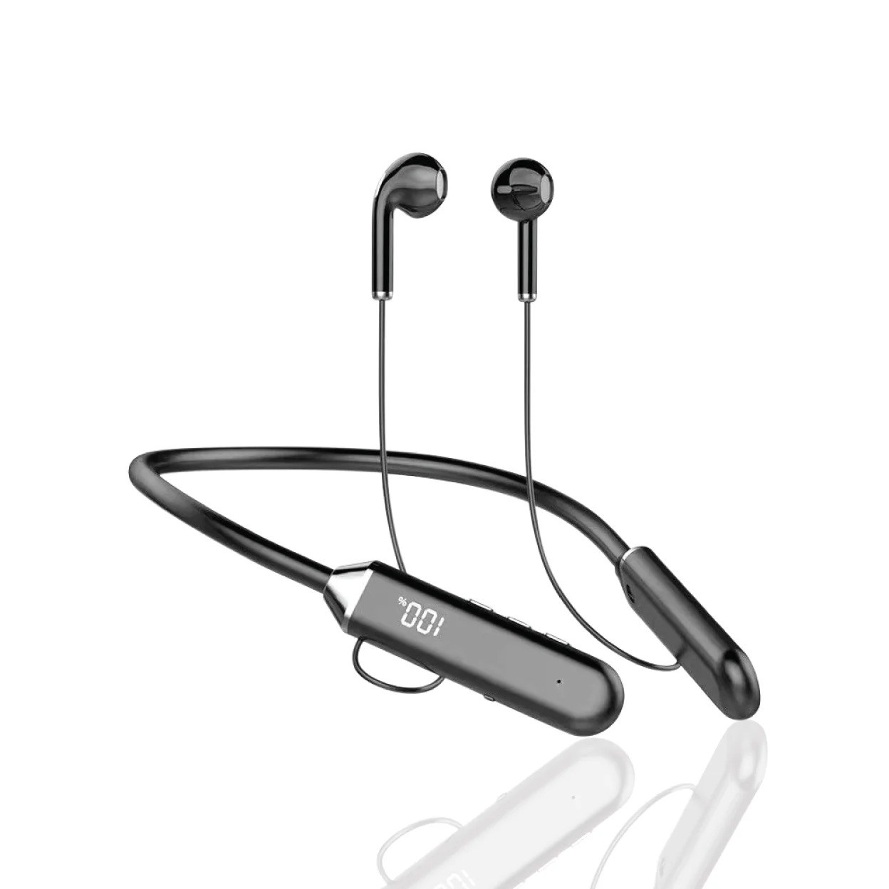 P47 Foldable Wireless Bluetooth Headphones with Built-in Microphone, Long Battery Life, Sweatproof, FM Radio & TF Card Support for PC, Smartphones, Tablets