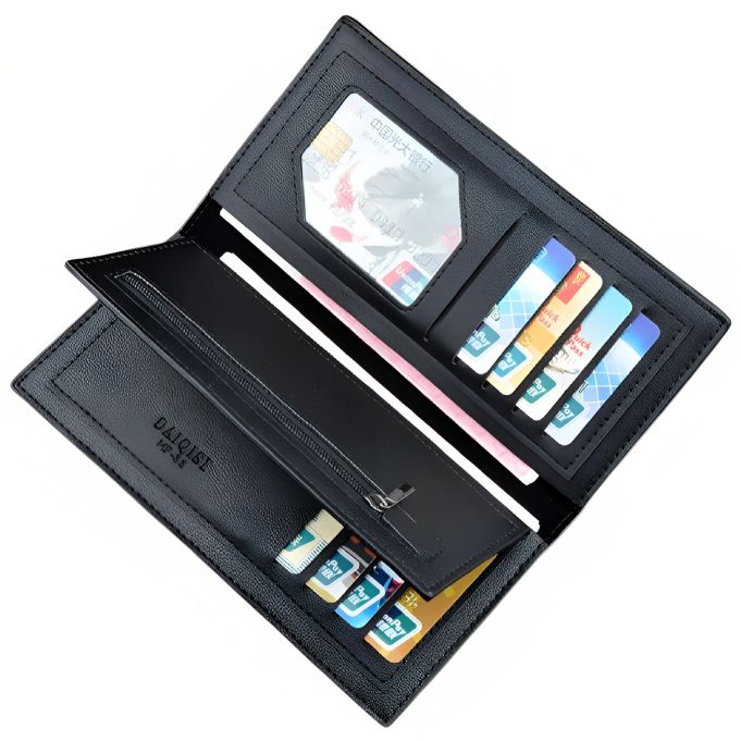 Leather Fashion Long Wallet Collection – Top 10 Trending Multi-Design Wallet Styles for Men & Women