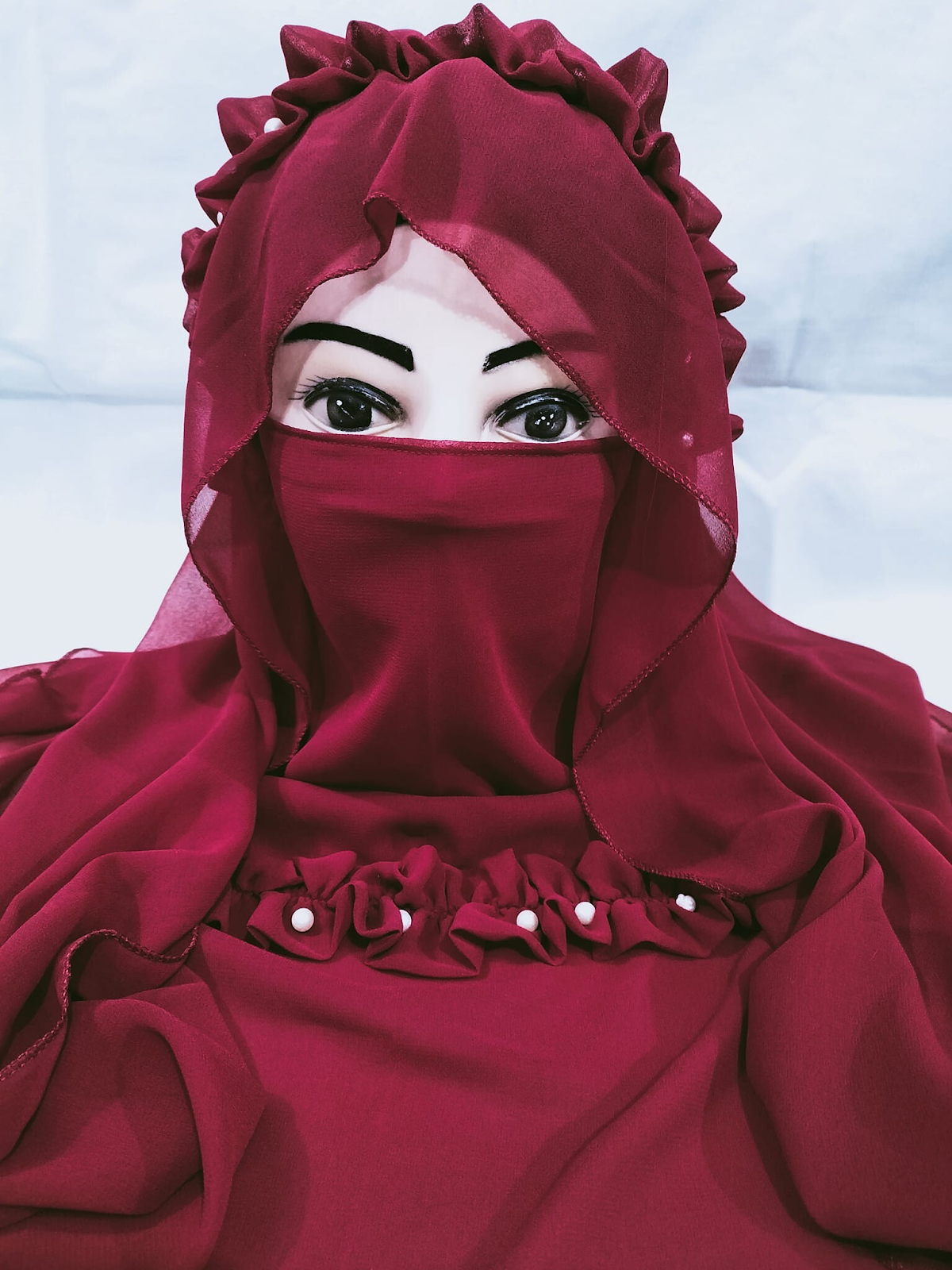 shawl niqab