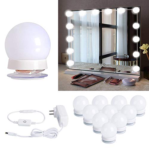 LED Mirror Lights Make Up Vanity Mirror Light with 10 Light for Makeup Dressing Table | Ecartmax