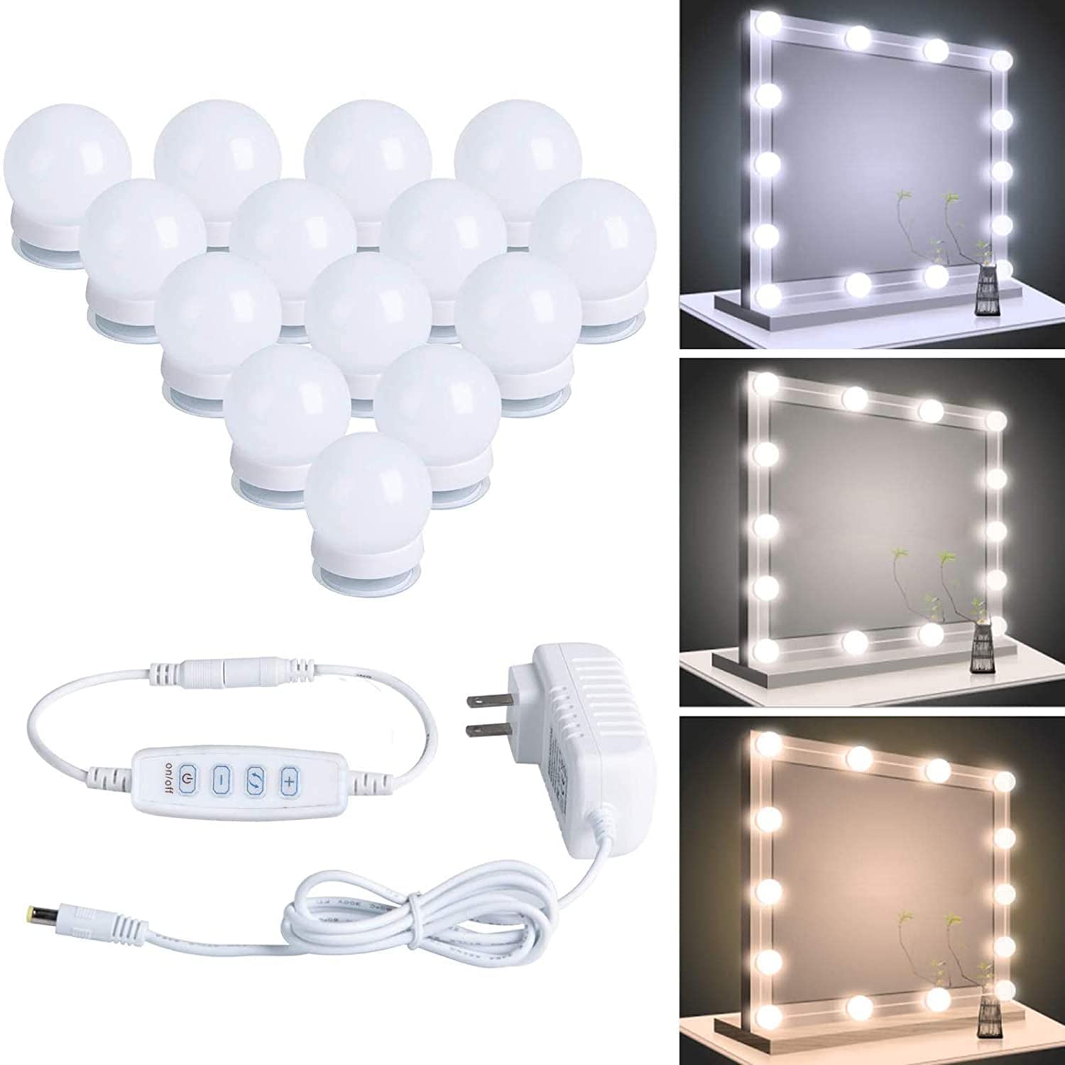 Vanity Mirror Light LED Bulbs for Makeup Mirror Stand (10 Bulbs)