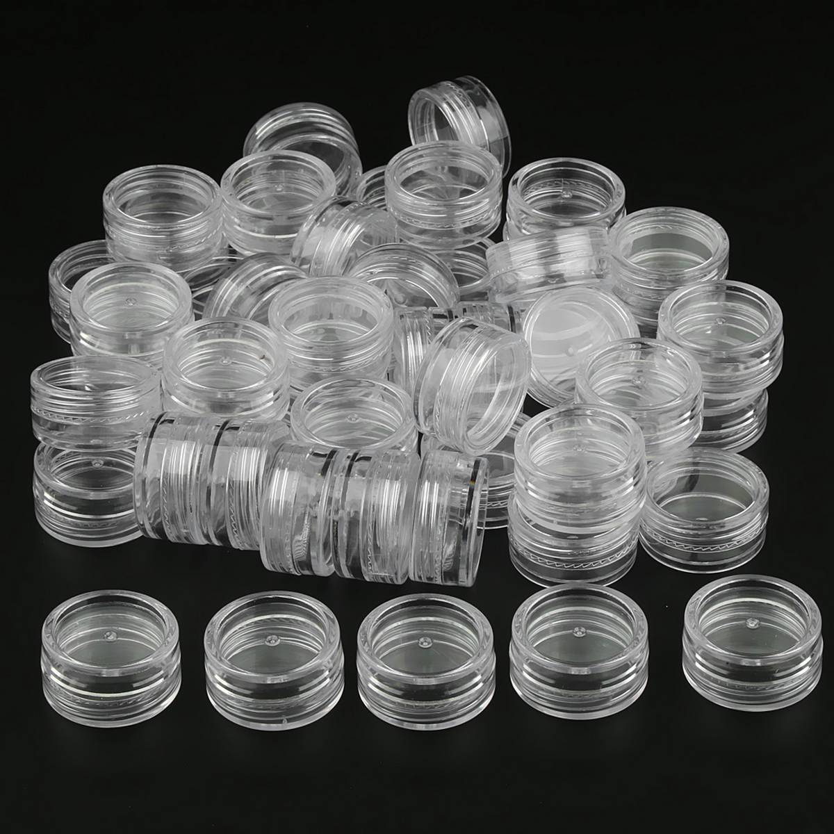 50 Pack Sample Container, 5g Empty Cosmetic Containers Plastic Travel