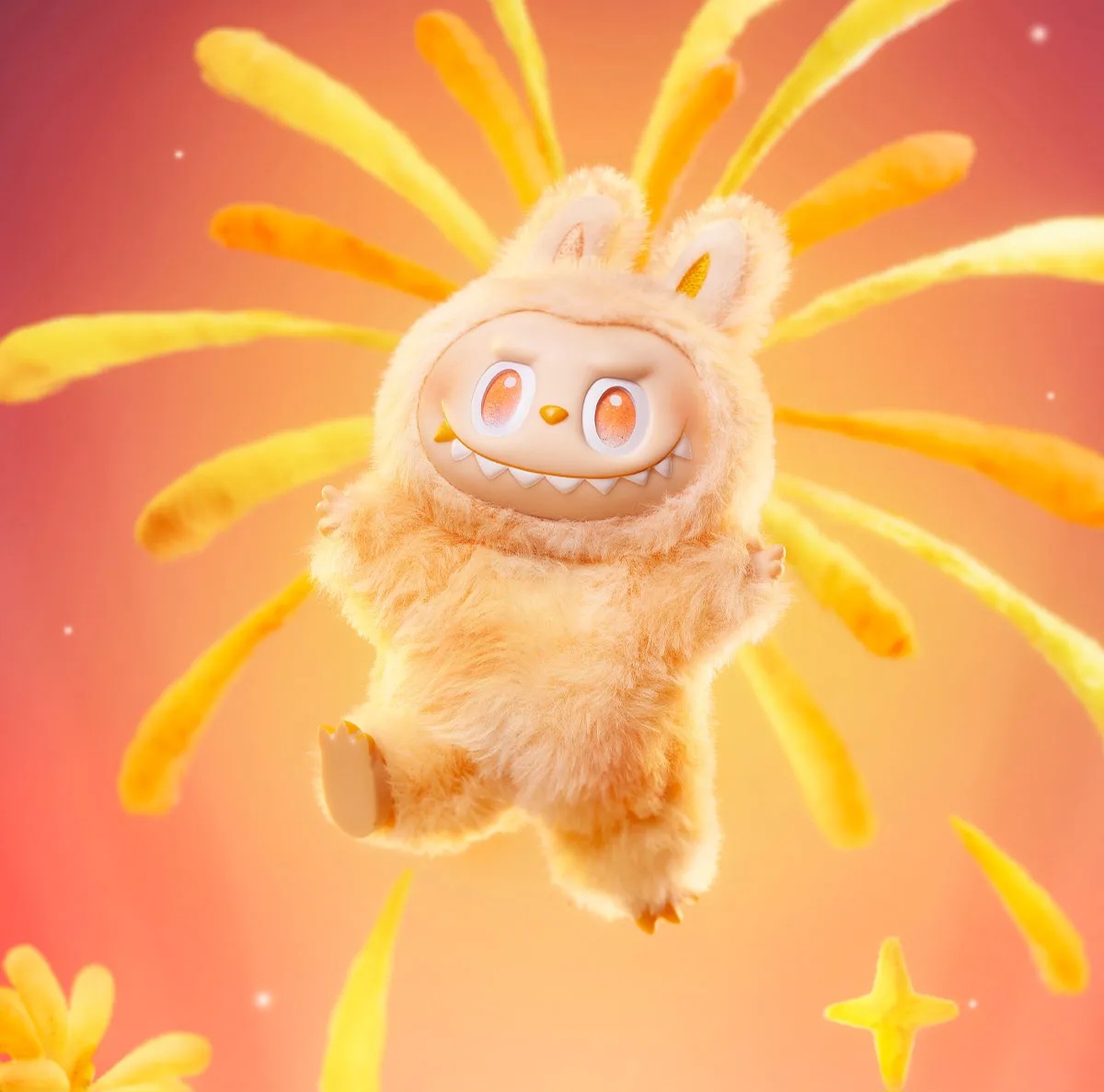 Labubu Doll Blind Box v3 Big Into Energy | 7inches / 17cm Original Size Pop Mart Labubu Dolls Toy Key Chain Labubu Plushie Monster | Labubu Big Into Energy Collection with Hanging Loop