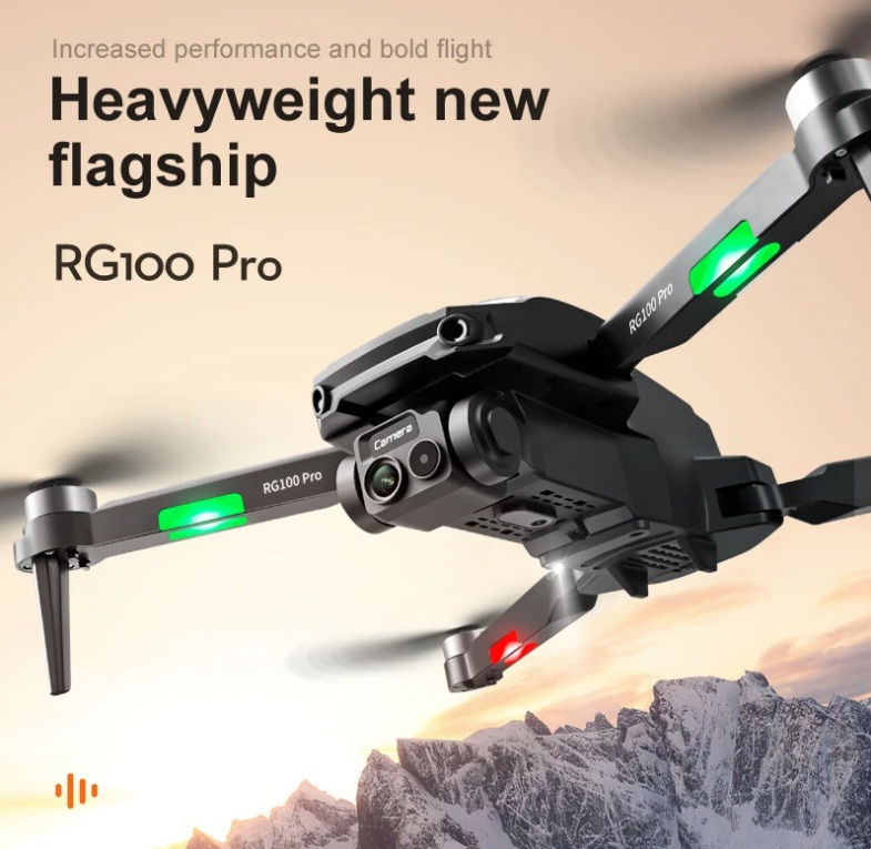 New Modal RG100 Pro Drone 4K Professional Dual Camera Brushless Motor 3