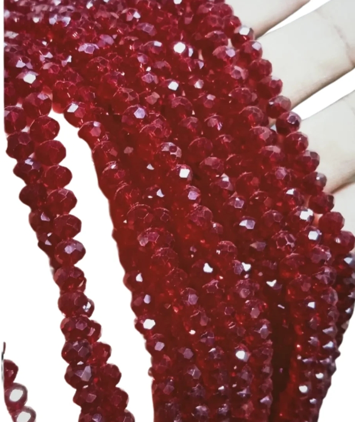 6mm Crystal Beads (80+ Pieces) for DIY Jewelry Making & Clothing Designs – High-Quality AB Crystal Beads | Yarn Vista