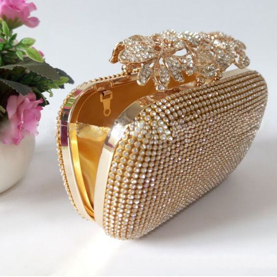 Flower stones Evening Clutch Fancy clutch