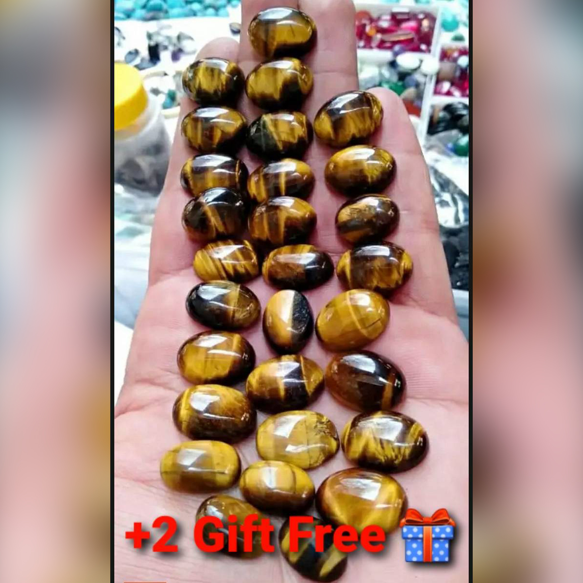 Real Tiger Eye Stone gemstones weight about 12-15 crt 1 pc