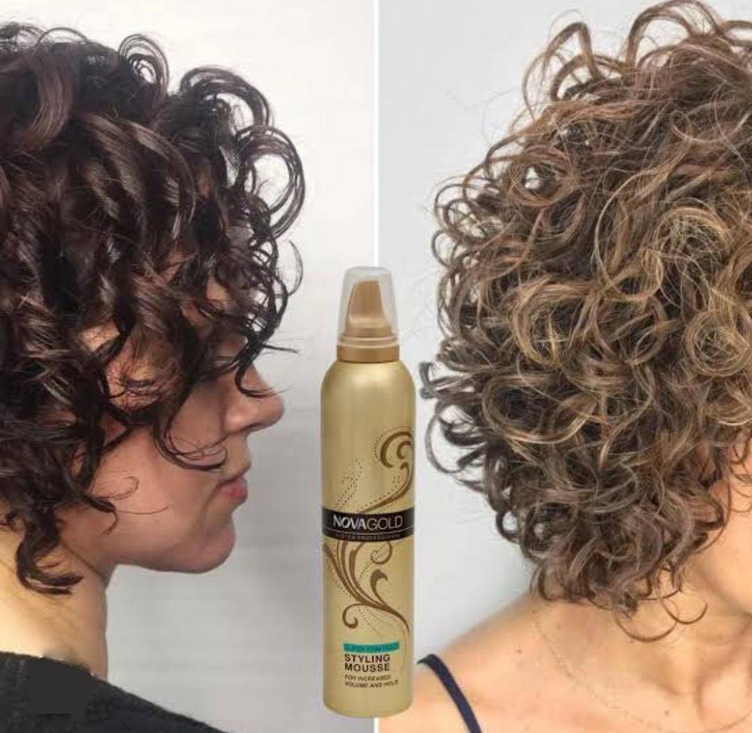 Nova Hair Styling Spray Mousse Gold 200ml