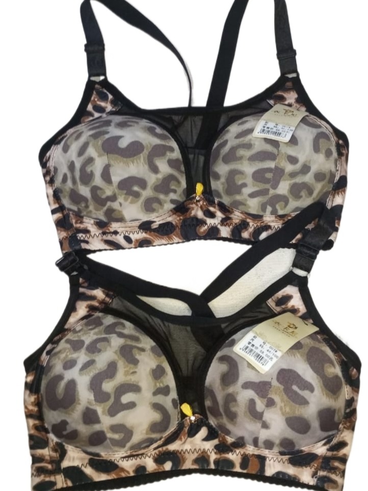 Sexy Leopard Cheetah Print Bra Single Pack of 2 Pack of 3 Hoksml