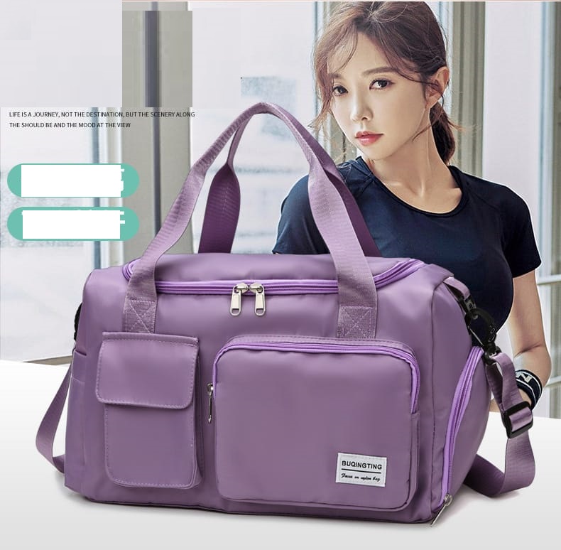 large capacity folding travel bags waterproof luggage tote hand bag travel duffle bag gym yoga storage shoulder bag for man and woman