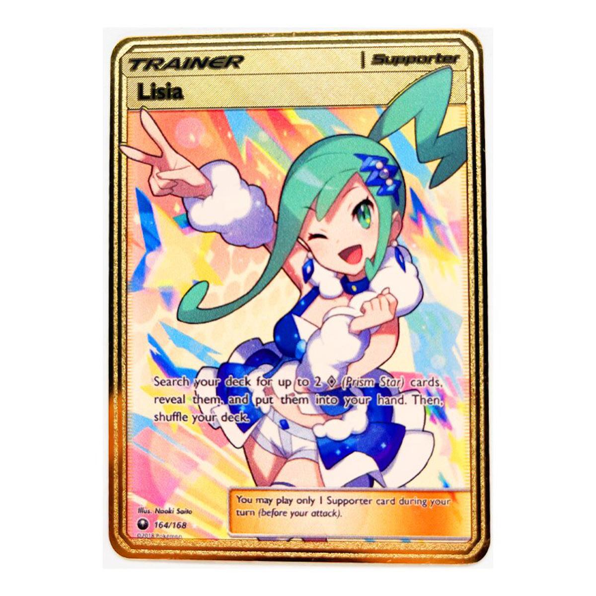 27 Styles Pokemon Metal Gardevoir Star GX Trainer Lusamine English Toys  Hobbies Hobby Collectibles Game Collection Anime Cards