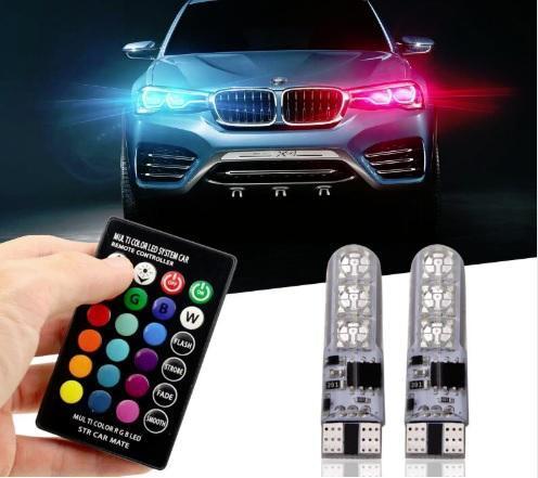 colorful auto lamp of infrared ray remote control