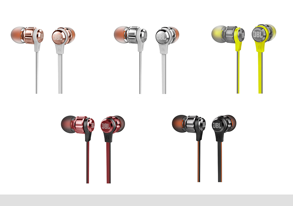 JBL T180A In-Ear Heavy Bass Headphones 