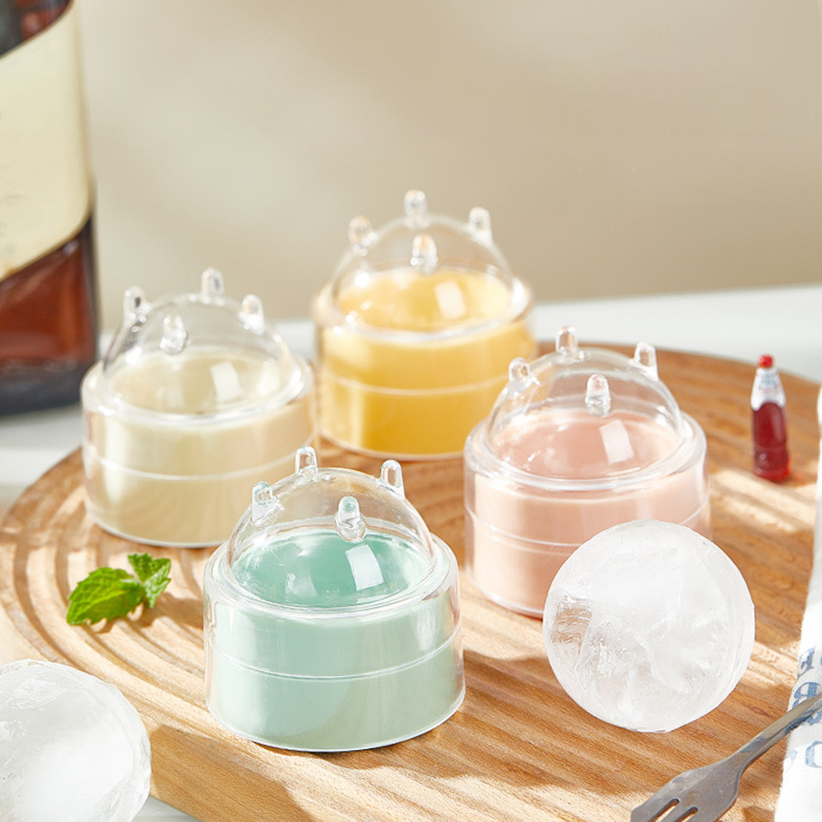 Ice Ball Mold Easy Demoulding Lollipop Ice Ball Making Mold