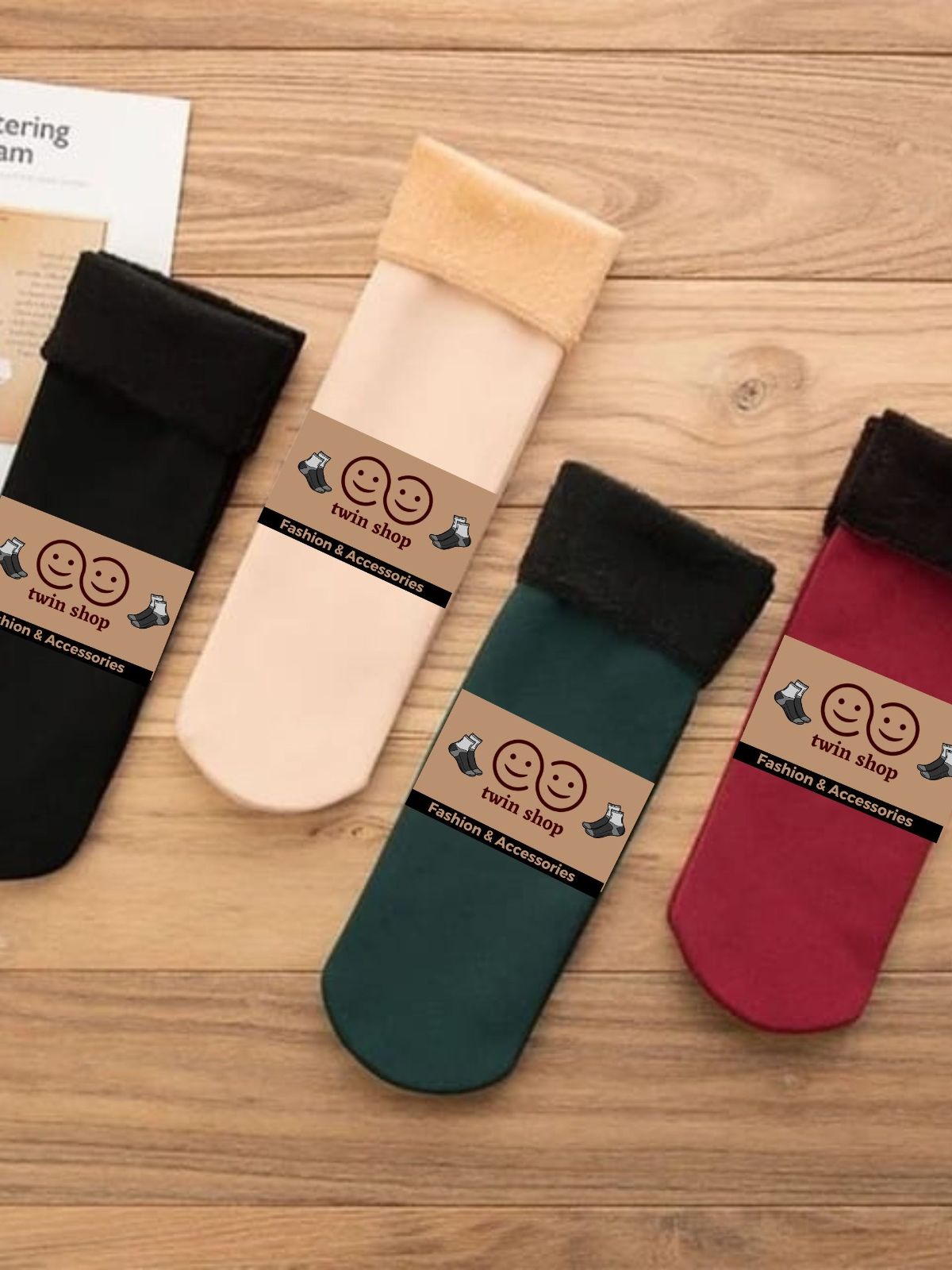 Twin Shop Fall Velvet Plus Thick Warm Socks For Women & Girls| Winter Wool Socks For Women| Ladies Socks