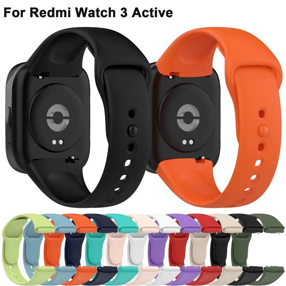 Silicone Watch Band Strap For Redmi Watch Active 3 Smart Watch