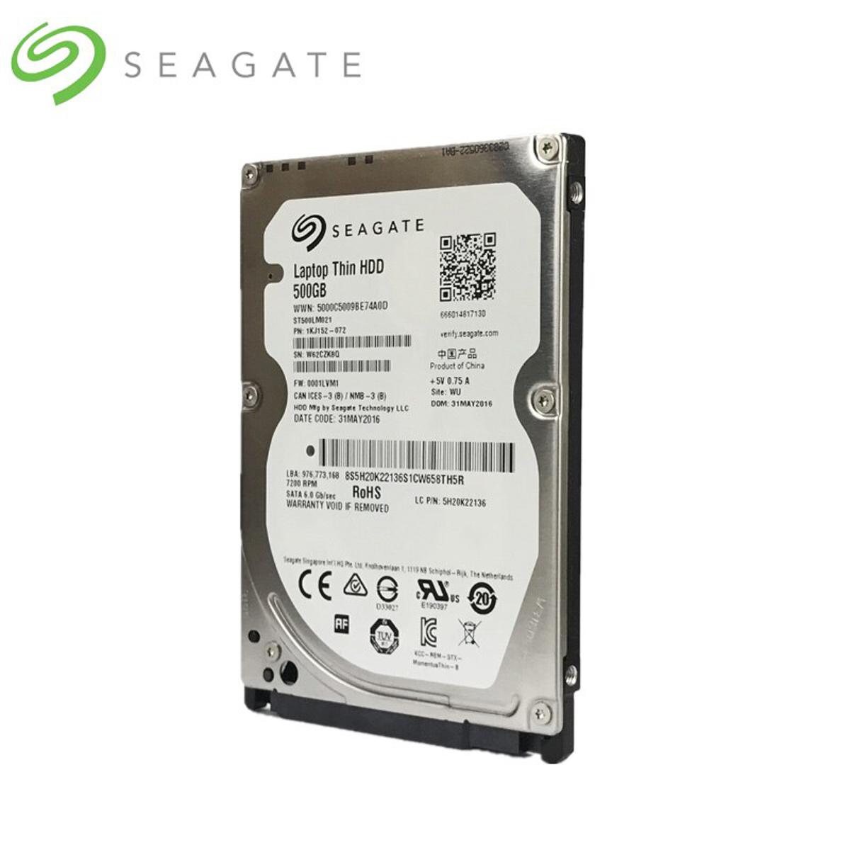 Laptop Hard Disk Drive 500GB Sata Slim hdd Branded Original