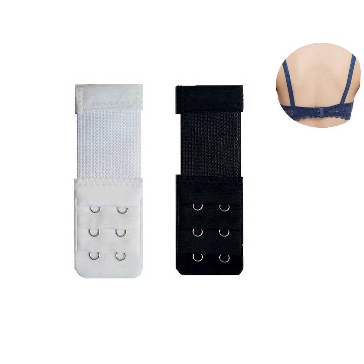 Pack Of 3 Pairs Adjustable Invisible Transparent Shoulder Bra straps