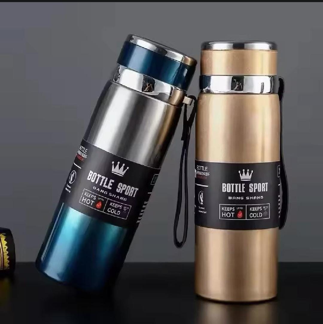 Stainless Steel Water Bottle 1000ml  For Girls & Boys, Imported Water Bottle For School Kids