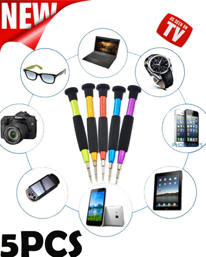 5 PCs Colorful Multifunction Disassemble Fix Tool Kit For Mobile Phone