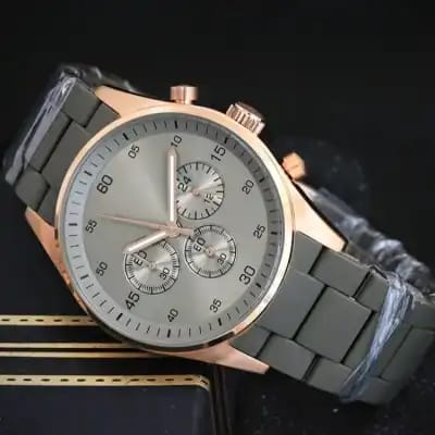 High Quality Wrist Watch For Men & Boys| Decent Wrist Rubber Strap Attractive Dial