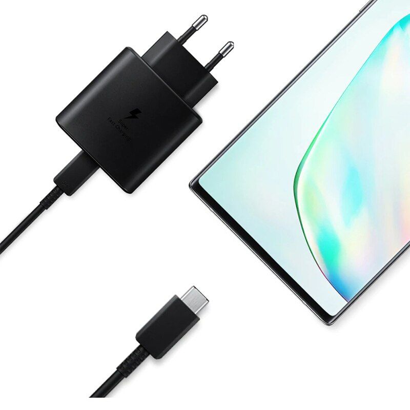 45W Super Fast Charger with Type C to Type C Cable, PD 3.0 PPS, Compatible with Galaxy S22, S21, S23 Ultra, Note 20, and More