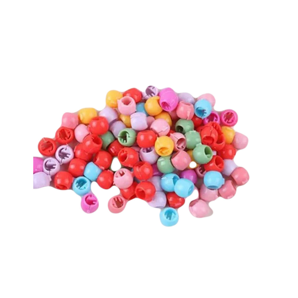 40pc Mini Hair Braids Maker Beads Headwear Cute Candy Colors Plastic Hairpins Hair Calw Clips For Women Girls Hair Accessories