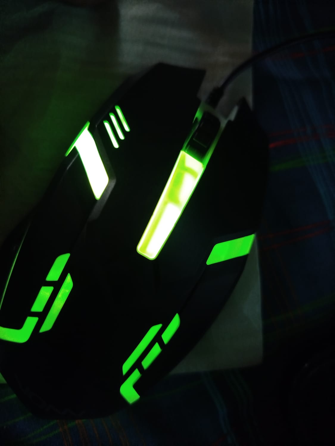 RGB Gaming Mouse Wired - LED Rainbow Light Breathing Mouse for Gaming with 1200 DPI for PC Laptop