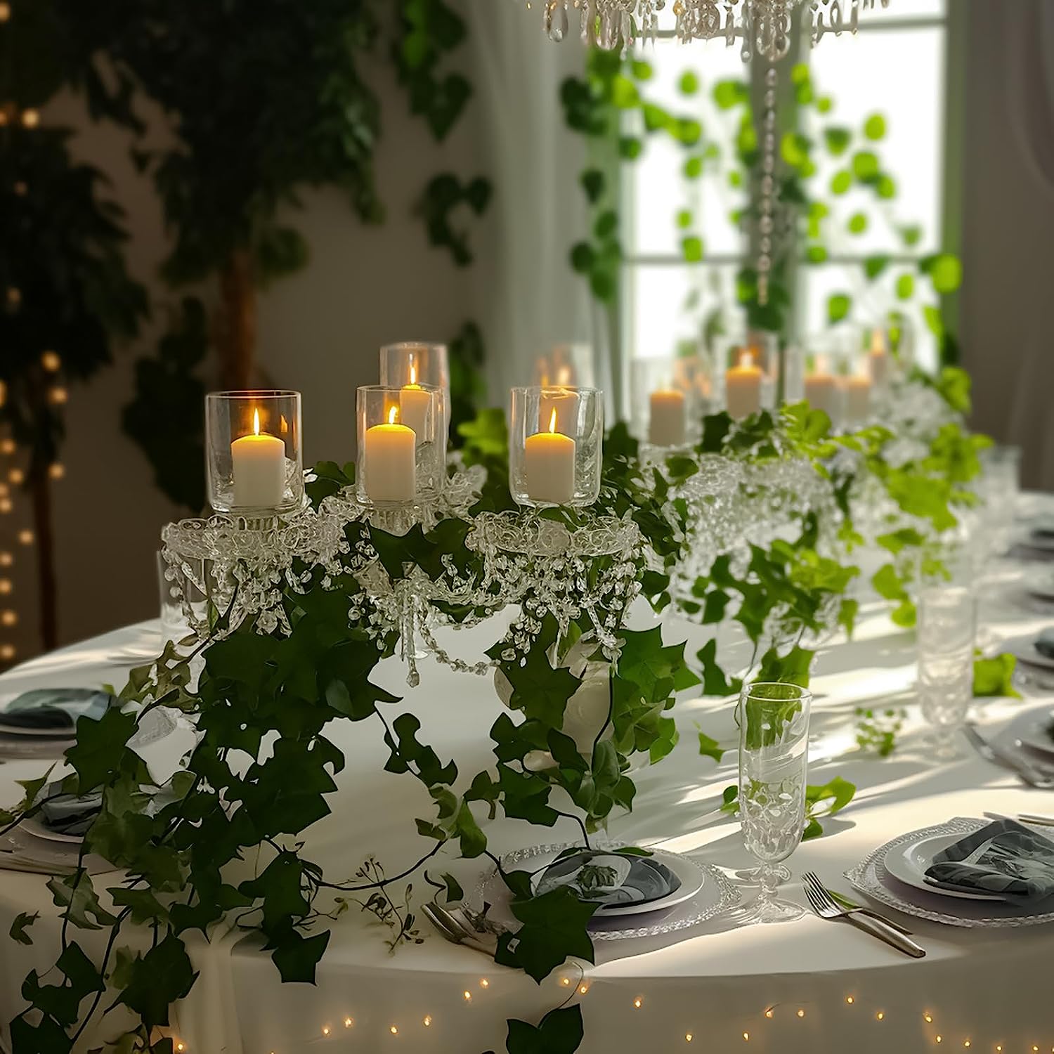 Artificial Ivy Garland Fake Hanging Vines for Wall Bedroom Decoration Pack of 1 6 12