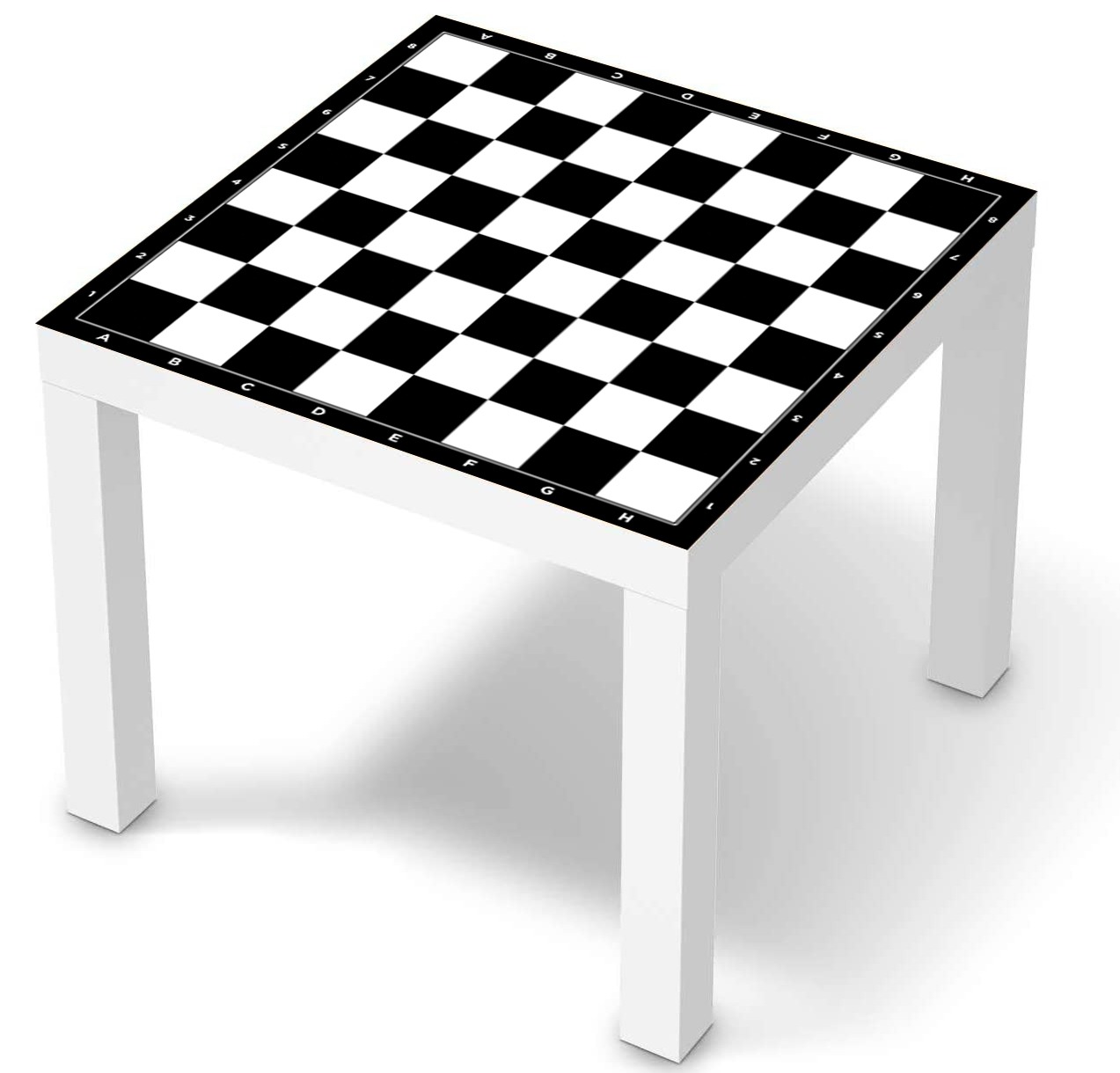 Chess Classic Board Game Sticker ,14x14 inch Premium Quality, Vinyl Material with Lamination, Tow Colors, Playing Adults