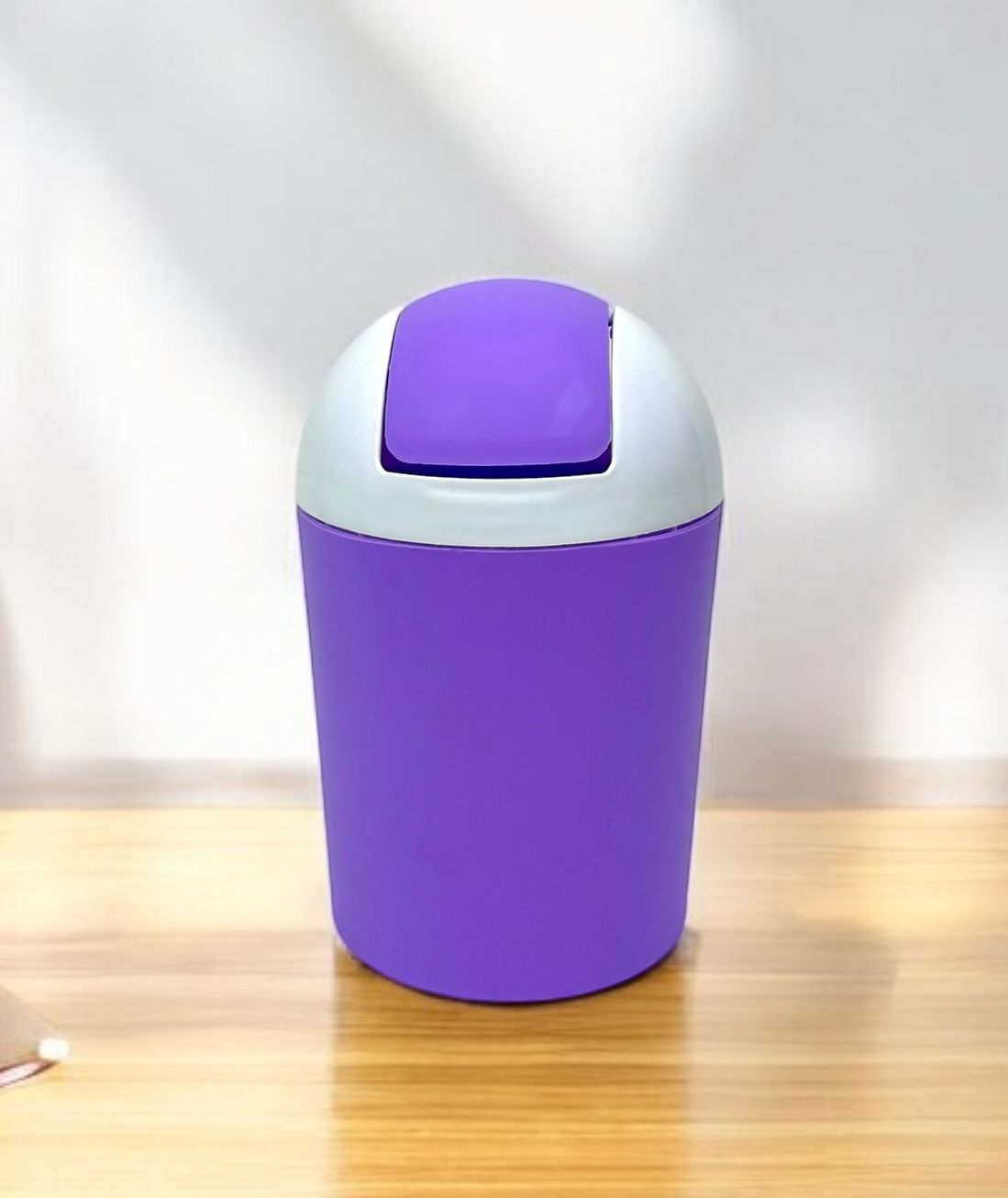Berry Mini Dustbin with Shake Lid For Room | Compact & Stylish Waste Bin for Home, Office, Kitchen, Car, Study Table & Bathroom Use | Multicolor