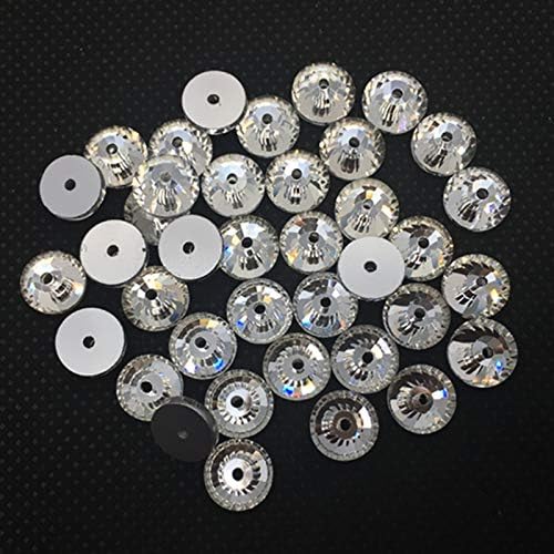 1000pcs 4mm Round Sew On Stone Crystal Color XILION Lochrose Sew On Rhinestone with One Hole for Wedding Dress