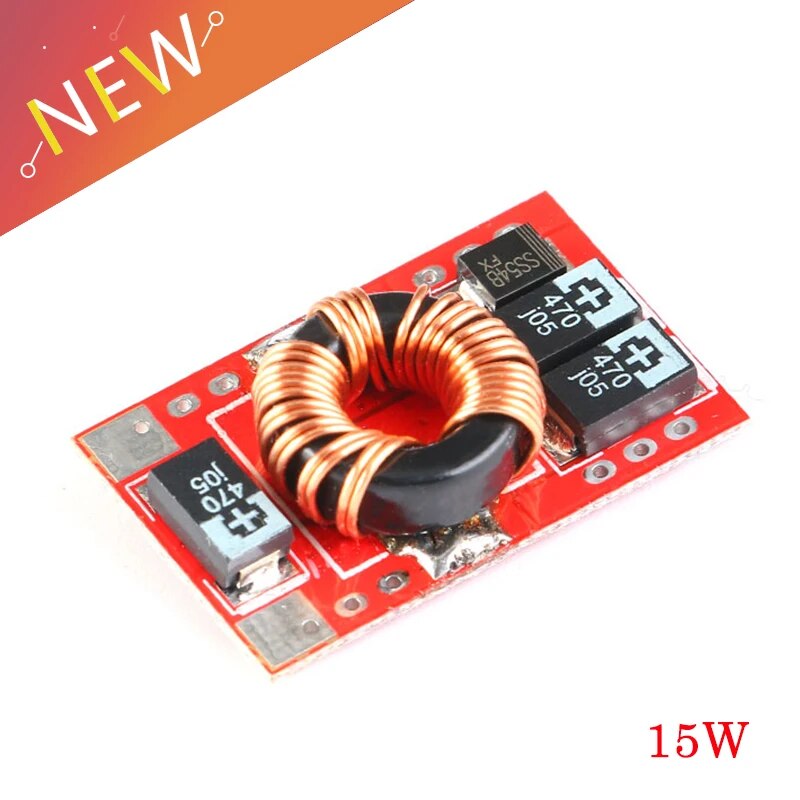 DCDC Boost Converter 3V 3.7V 4.2V Step Up 5V 3A 15W Lithium battery