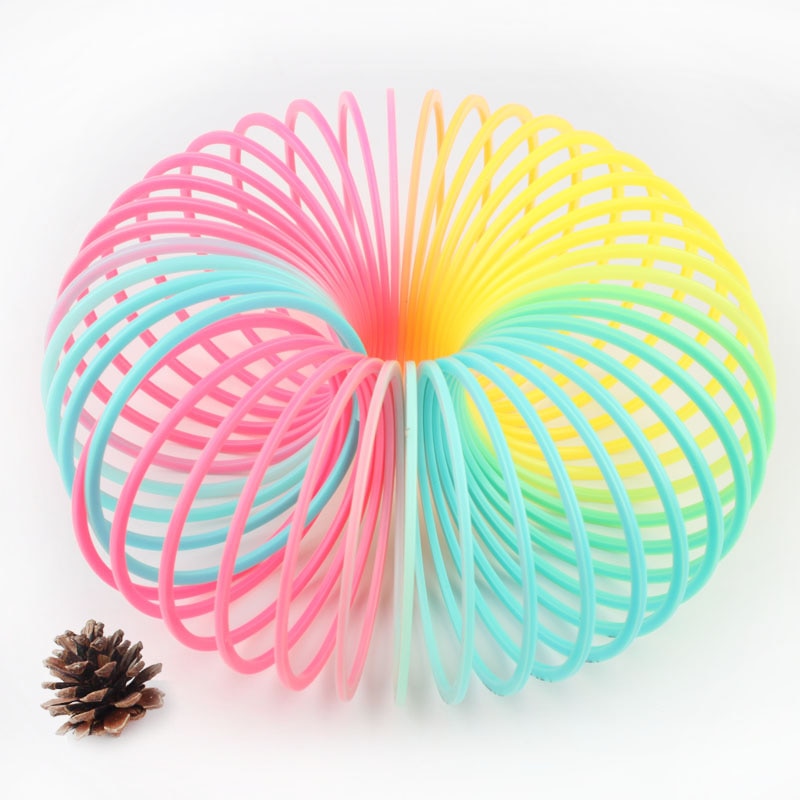 Rainbow Spring Crazy Kids Games Toys For Children Fidget Anti Stress Funny Toys