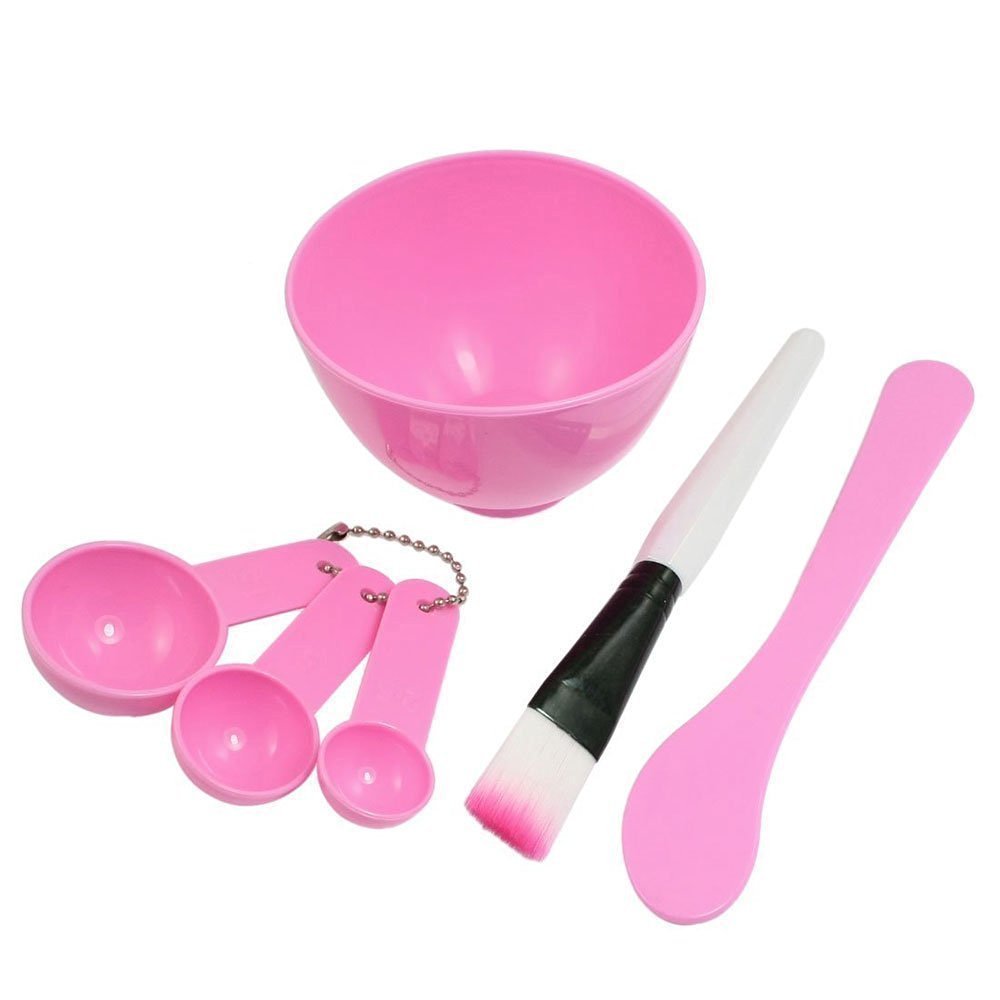 Face Mask Accessory Set DIY Face Mask Mixing Bowl, Measuring Spoons, Applicator Brush Skin Care Tools