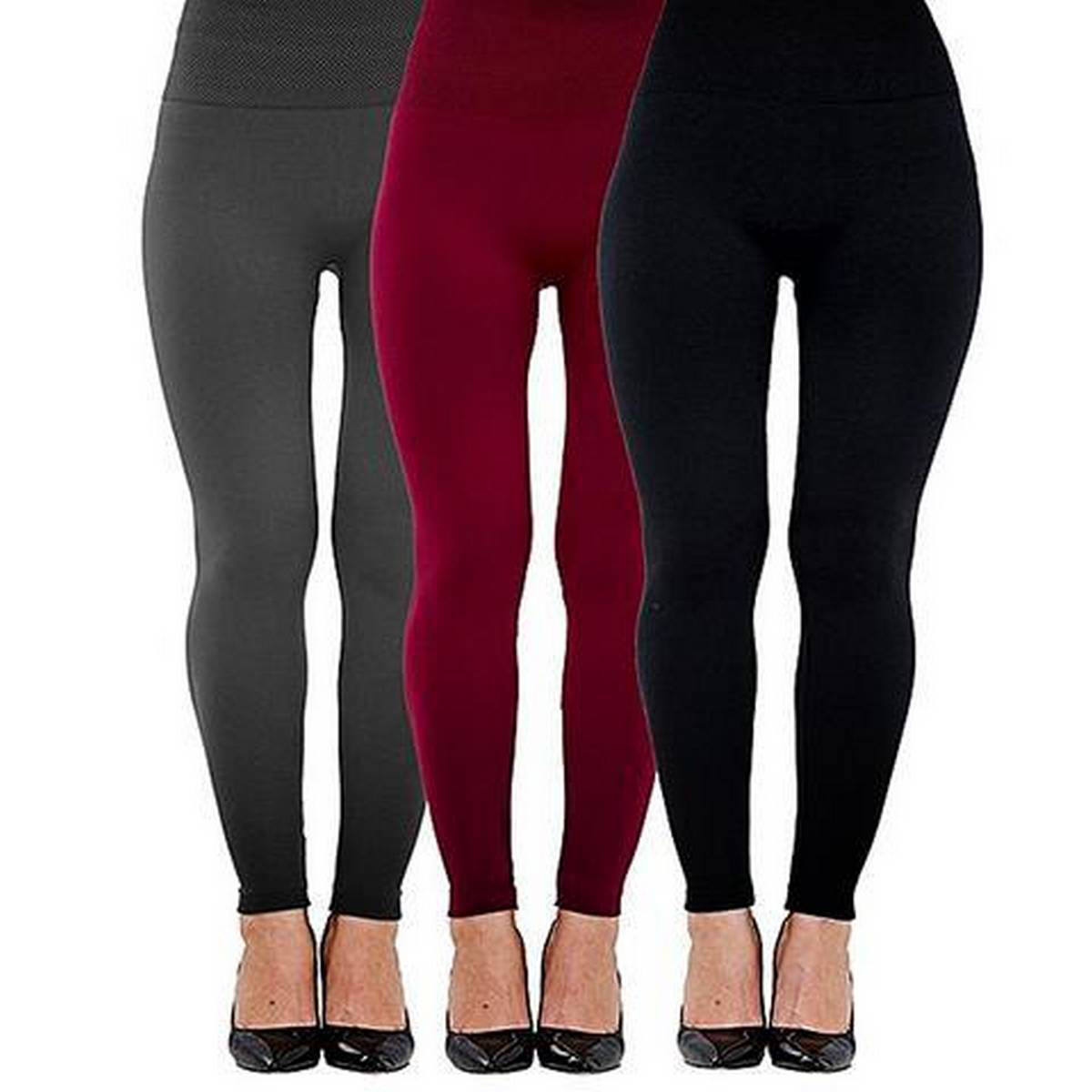 fleece lined footless tights