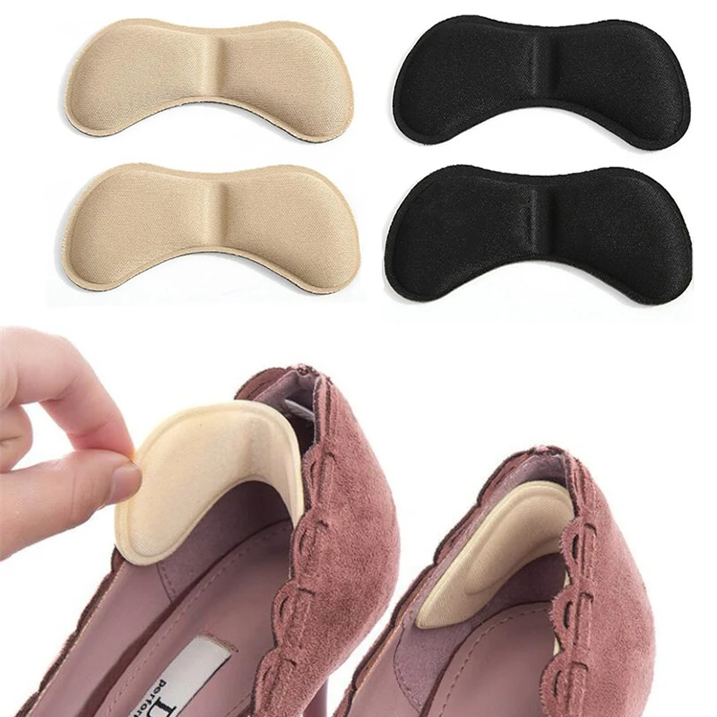 Dr Foot Self-Adhesive Heel Cushion Pads | Super Comfort Micro Suede Heel Grips | For Big Shoes & Sandals, Loose Shoes & Heel Pain Relief | Heel Protectors to Prevent Heel Pains - 1 Pairs (Unisex)