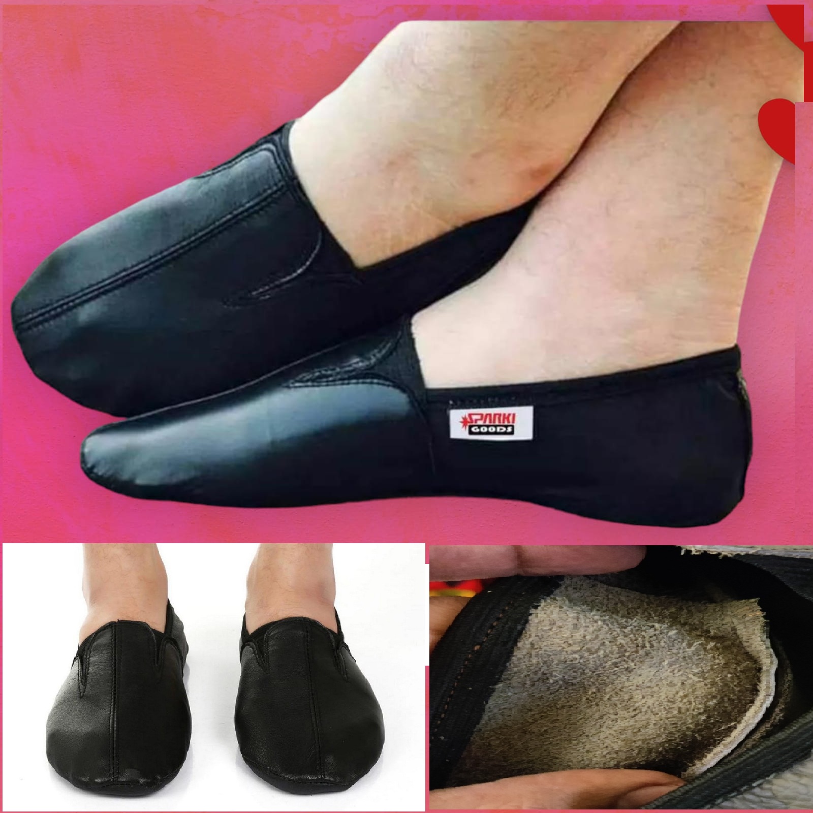 Halal Cow Leather Socks Mozay For Men's Women's Hajj & Umrah Slipper