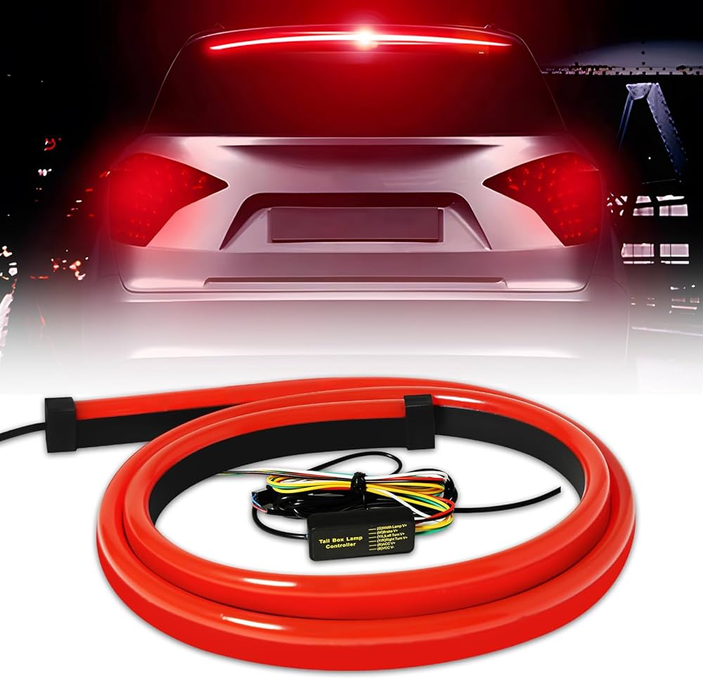 41-Inch LED Third Brake Light Bar – Red, Rear High-Mount Strip For Car, Truck, SUV