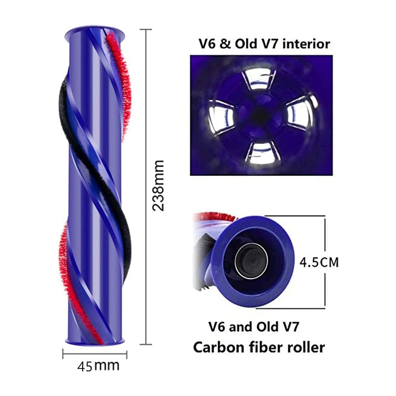 Compatible With Dyson V7 Handheld Vacuum Cleaner Hepa Filter Roller