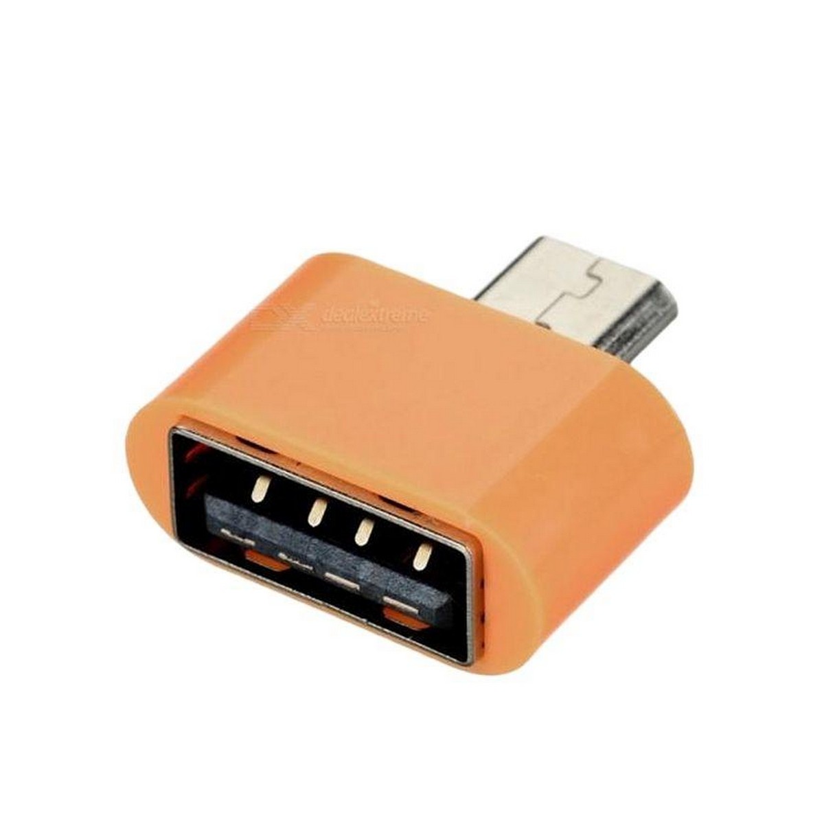 OTG+USB Adapter - USB To Phone - Android - Orange