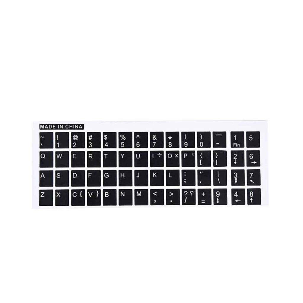 Laptop Keyboard Button Stickers English | Daraz.pk