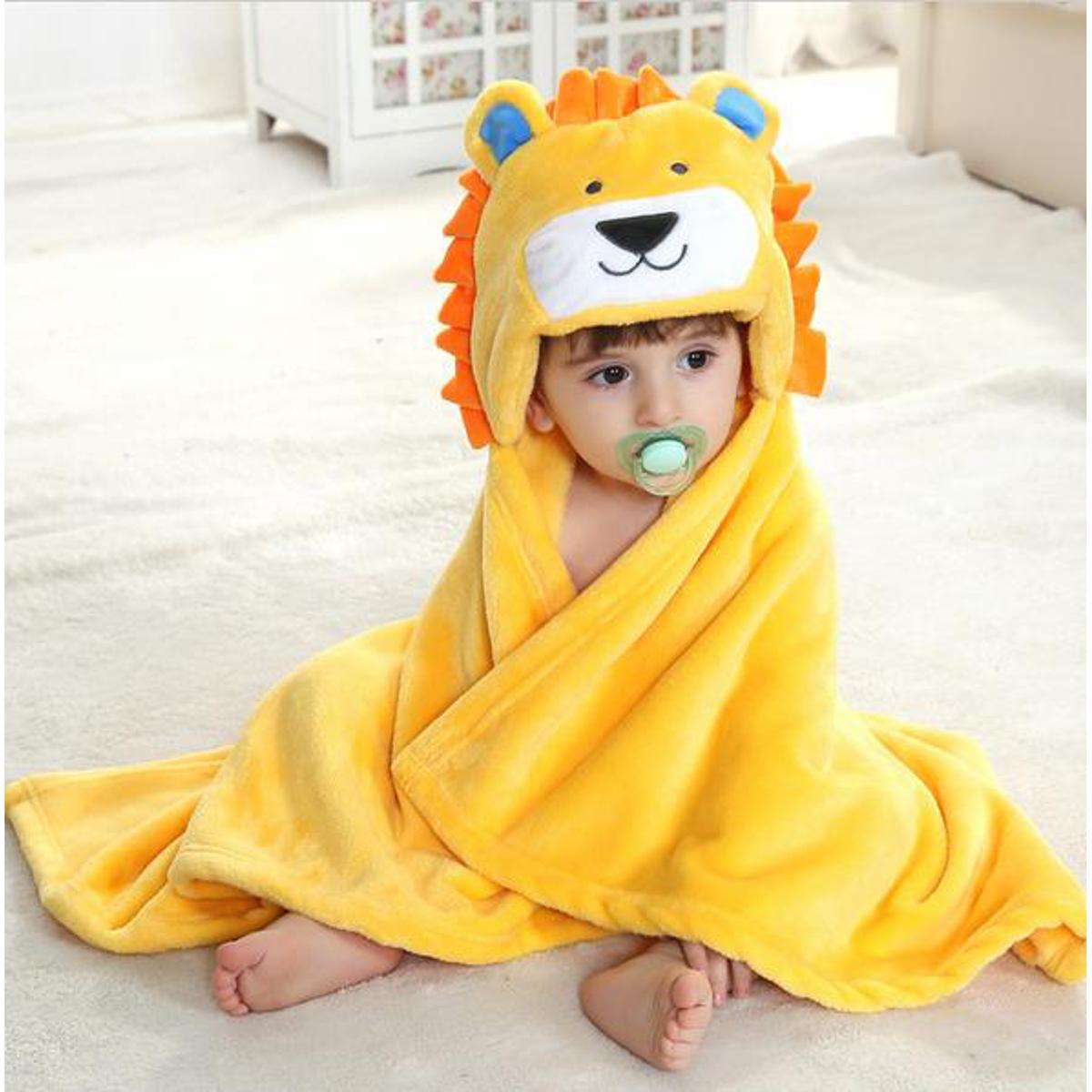 Cute Baby Blanket Newborn Baby Wrap Swaddling Animals Blanket